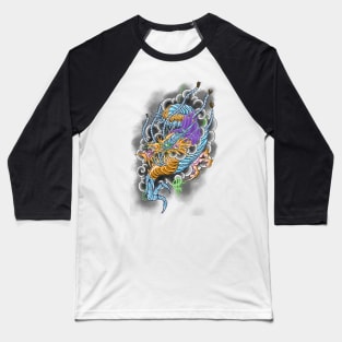 Cyber Dragon Baseball T-Shirt